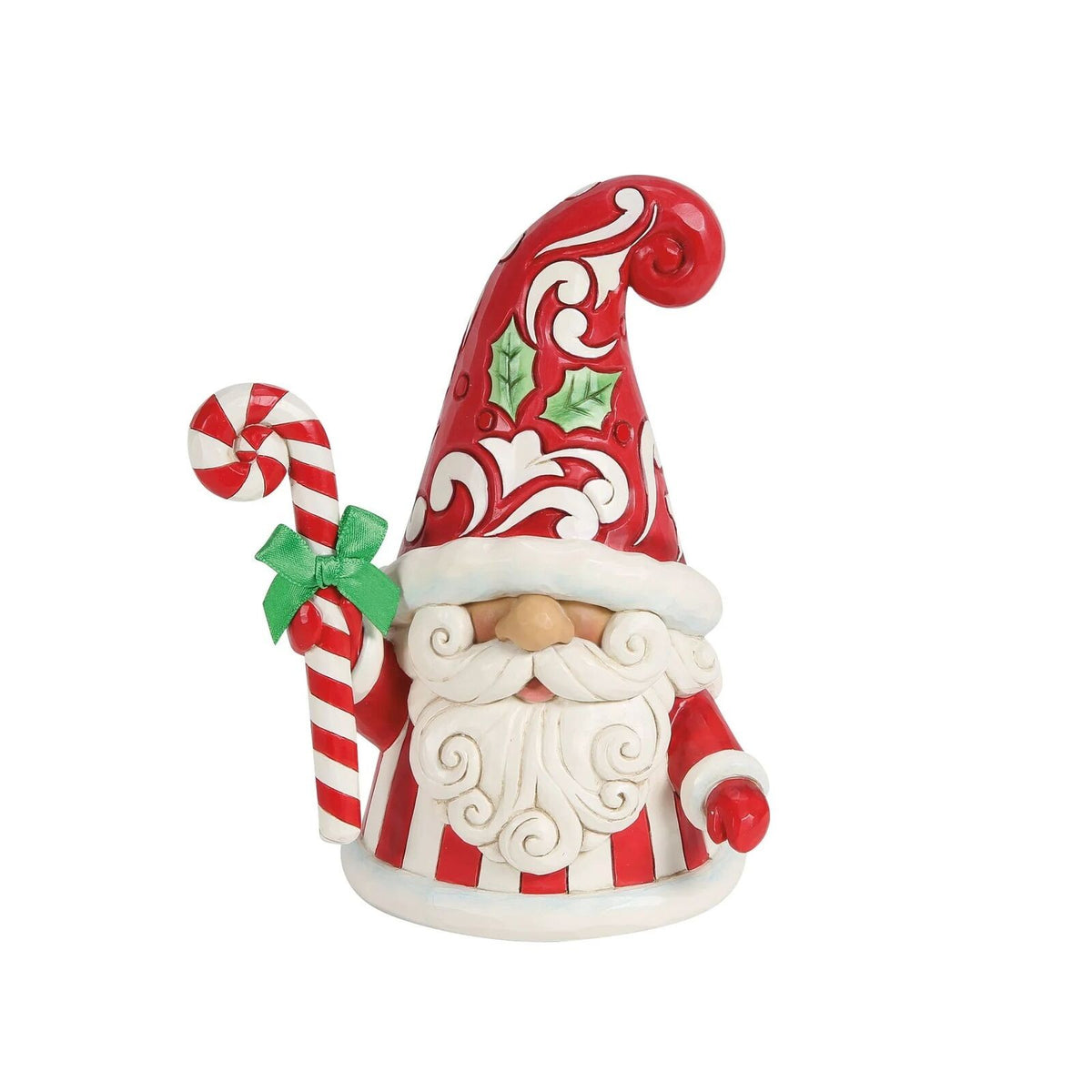 Heartwood Creek By Jim Shore Gnome Holding Large Candy Cane