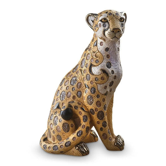 RINCONADA DE ROSA FIGURINE LARGE CHEETAH LIMITED EDITION 35CM