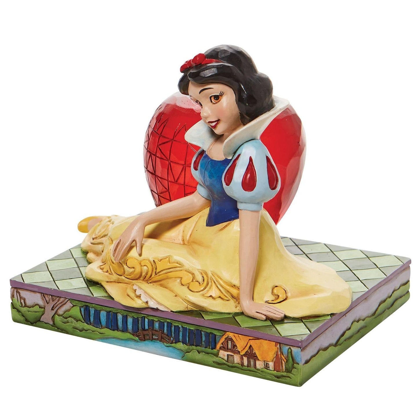 DISNEY TRADITIONS BY JIM SHORE SNOW WHITE WITH RED APPLE