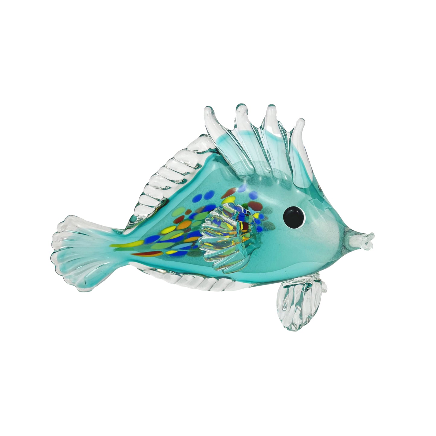 ZIBO ART GLASS AQUA FISH PESCE
