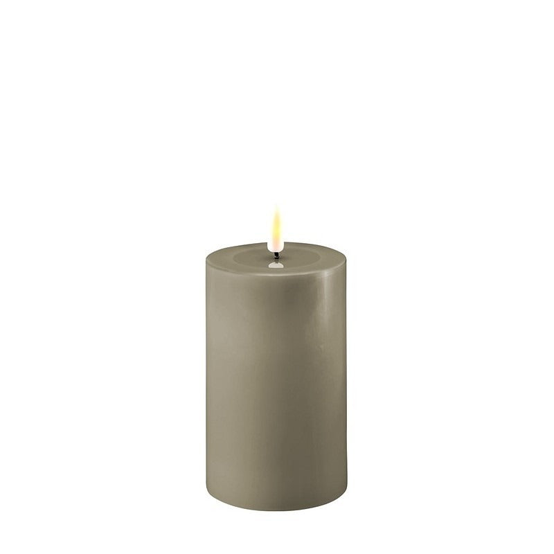 DELUXE HOMEART SAND LED CANDLE 7.5 X 12.5CM