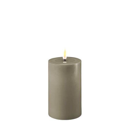 DELUXE HOMEART SAND LED CANDLE 7.5 X 12.5CM