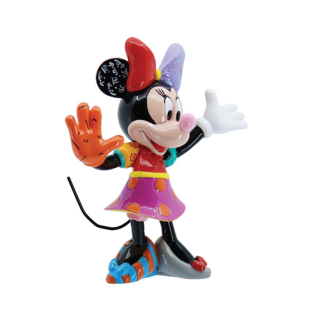 DISNEY BRITTO MINNIE MOUSE ARMS OUT MINI FIGURINE