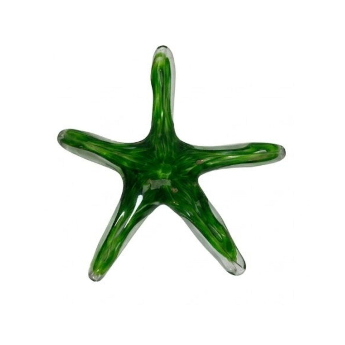 ZIBO ART GLASS SEA STAR EMERALD