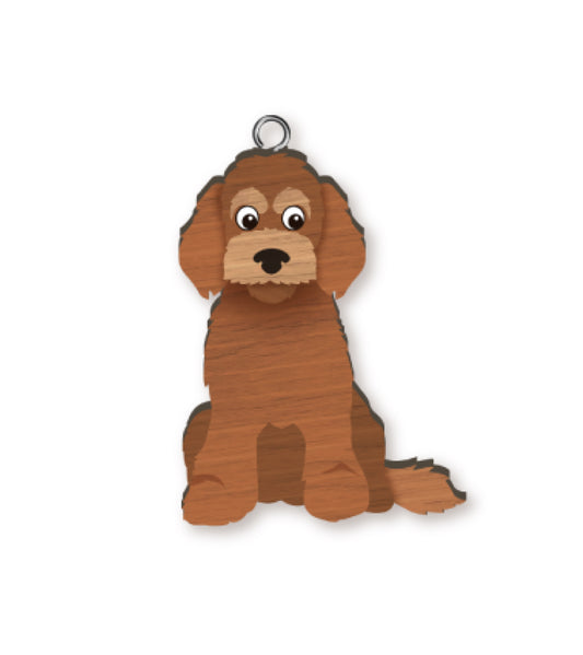 HANDMADE KEYRING SPOODLE