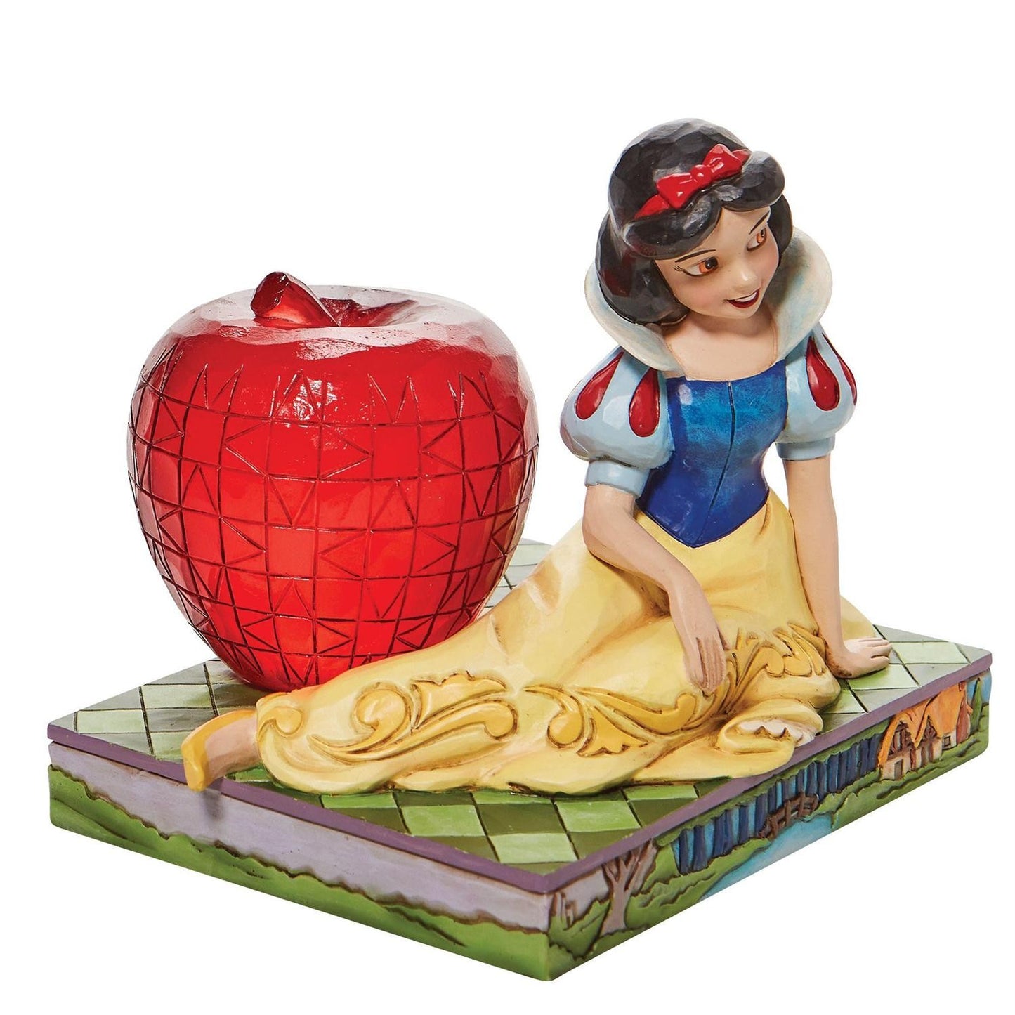 DISNEY TRADITIONS BY JIM SHORE SNOW WHITE WITH RED APPLE 12.5CM