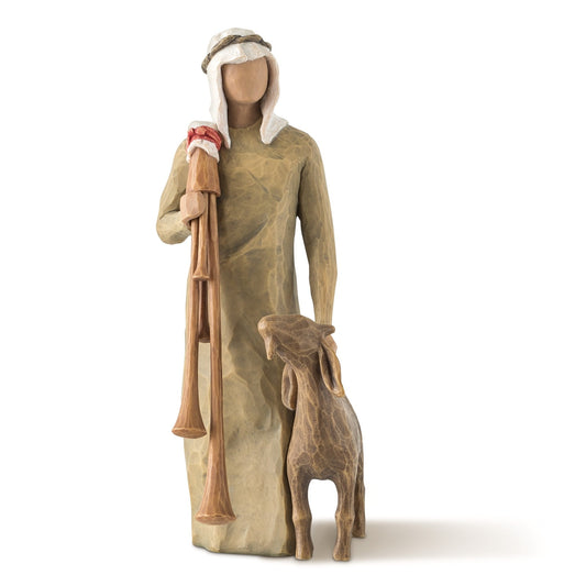 WILLOW TREE NATIVITY - ZAMPOGNARO (SHEPHERD WITH BAGPIPE)