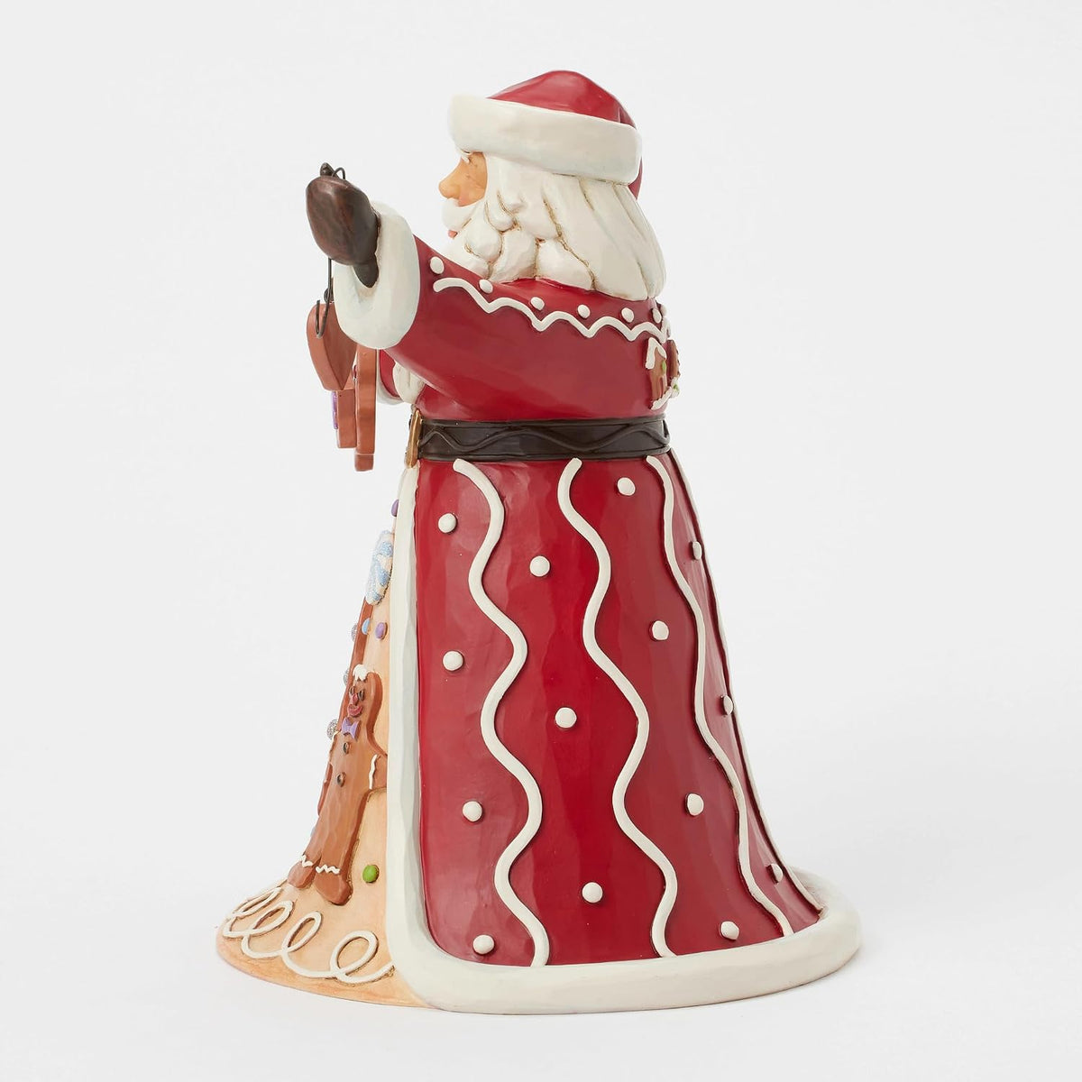 Heartwood Creek By Jim Shore Santa Holding Cookie Garland Figurine