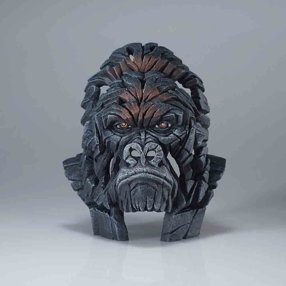 EDGE SCULPTURE MINIATURE GORILLA BUST