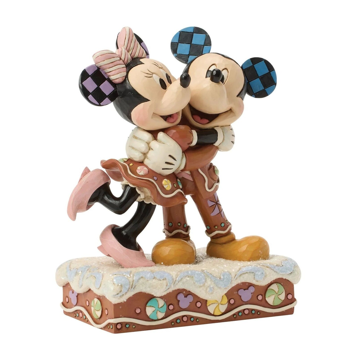 DISNEY TRADITIONS BY JIM SHORE CHRISTMAS MICKEY & MINNIE GINGERBREAD