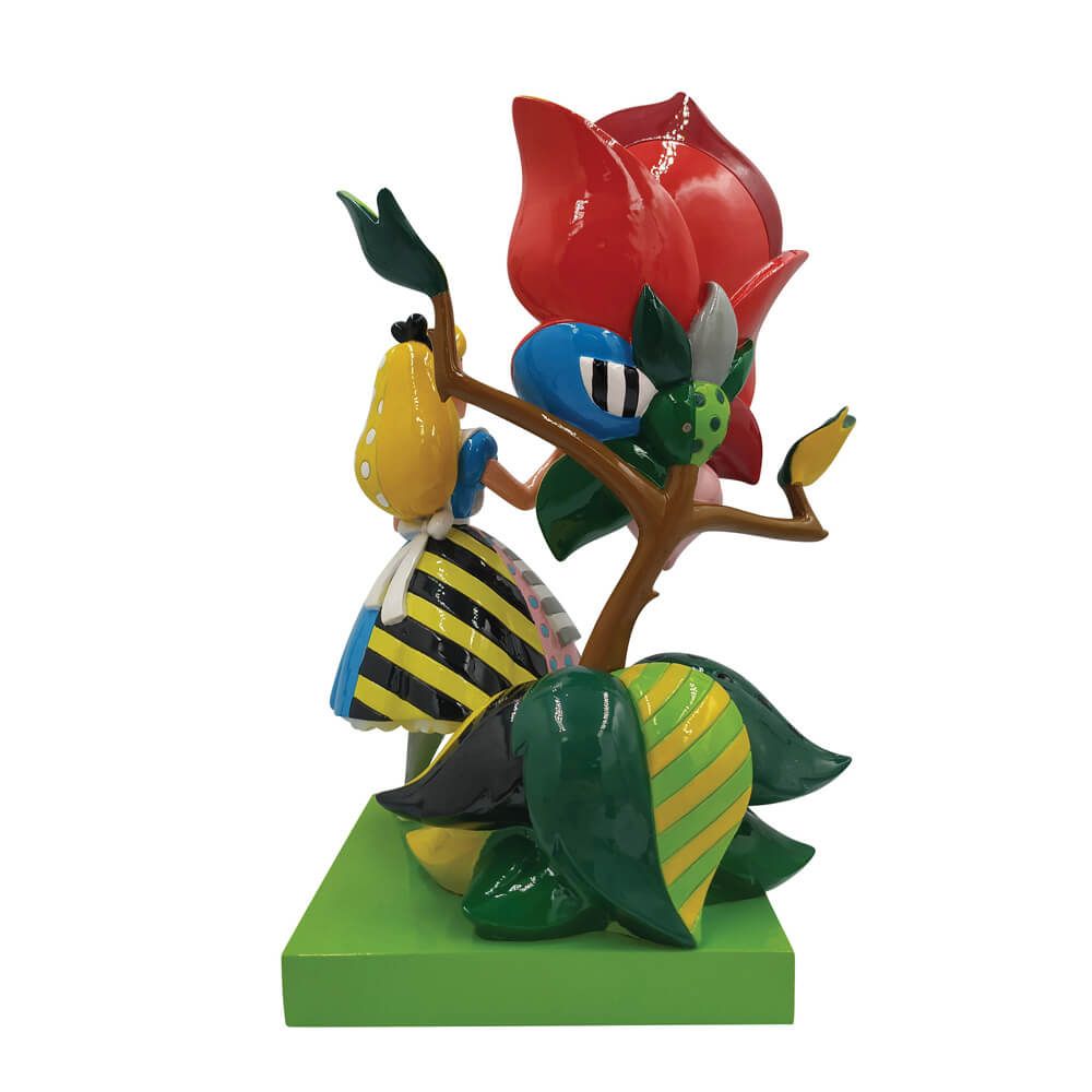 DISNEY BRITTO ALICE IN WONDERLAND 70TH ANNIVERSARY LARGE FIGURINE