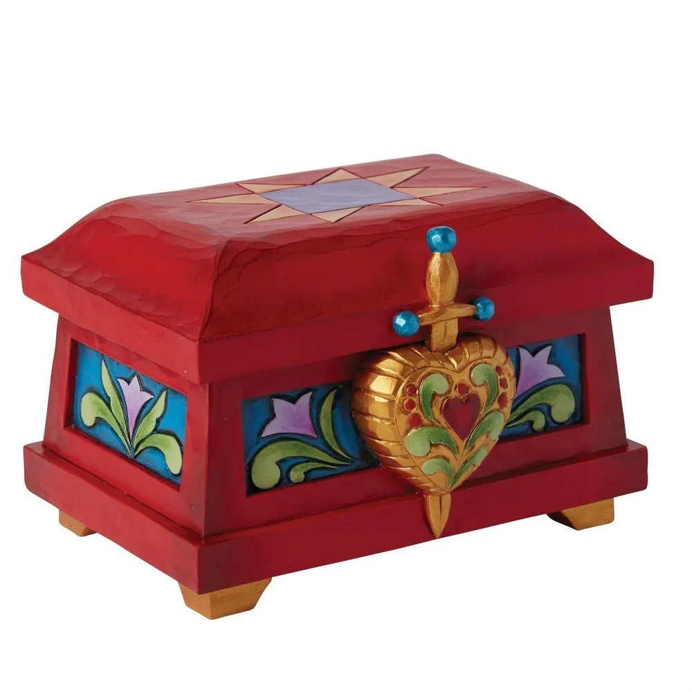 DISNEY TRADITIONS BY JIM SHORE THE QUEENS TRINKET BOX