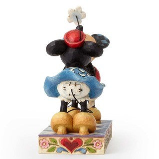 DISNEY TRADITIONS BY JIM SHORE MICKEY & MINNIE MOUSE KISSING CLASSIC SMOOCH FOR MY SWEETIE