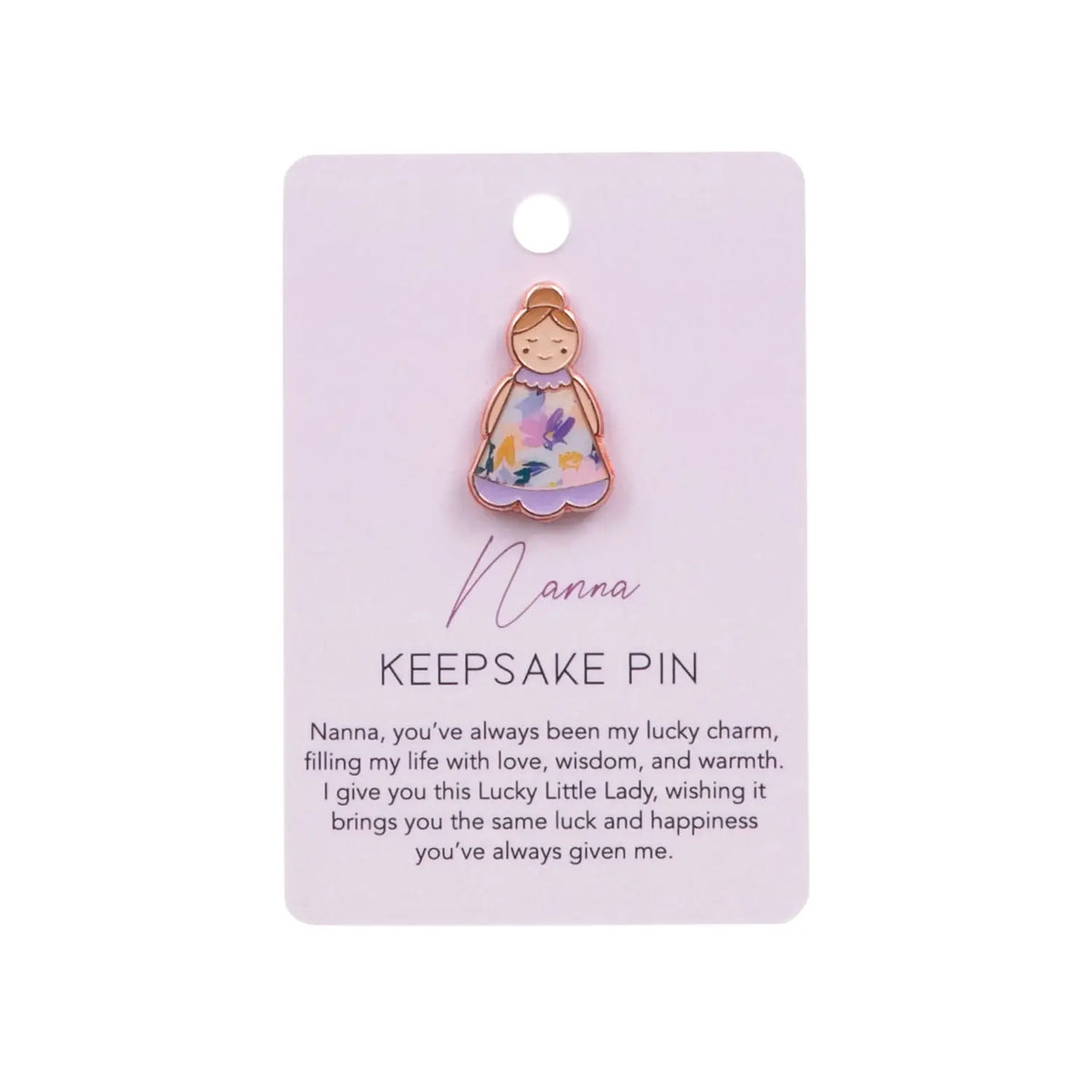 Keepsake Pin Lucky Little Ladies Nanna