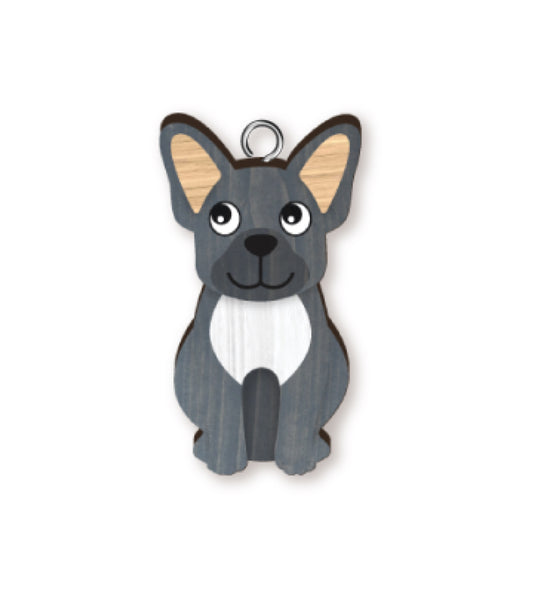 HANDMADE KEYRING FRENCH BULLDOG