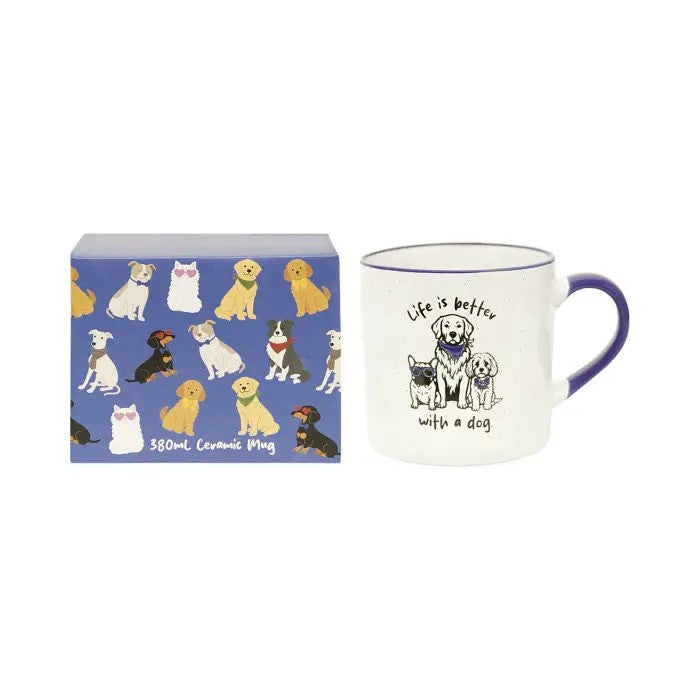 Dog Mug Loved By My Life Is Better With A Dog