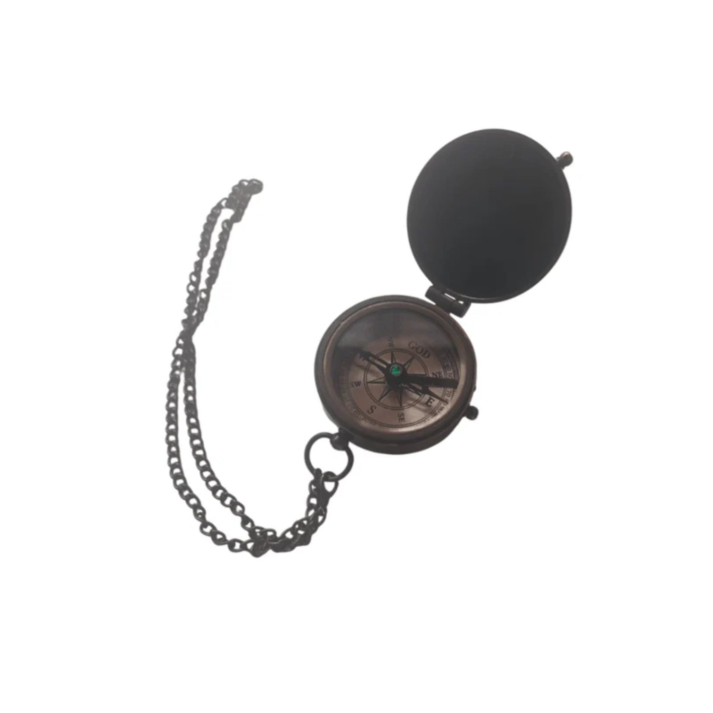 Brass Compass With Message "Go Confidently in the Direction of Your Dreams"