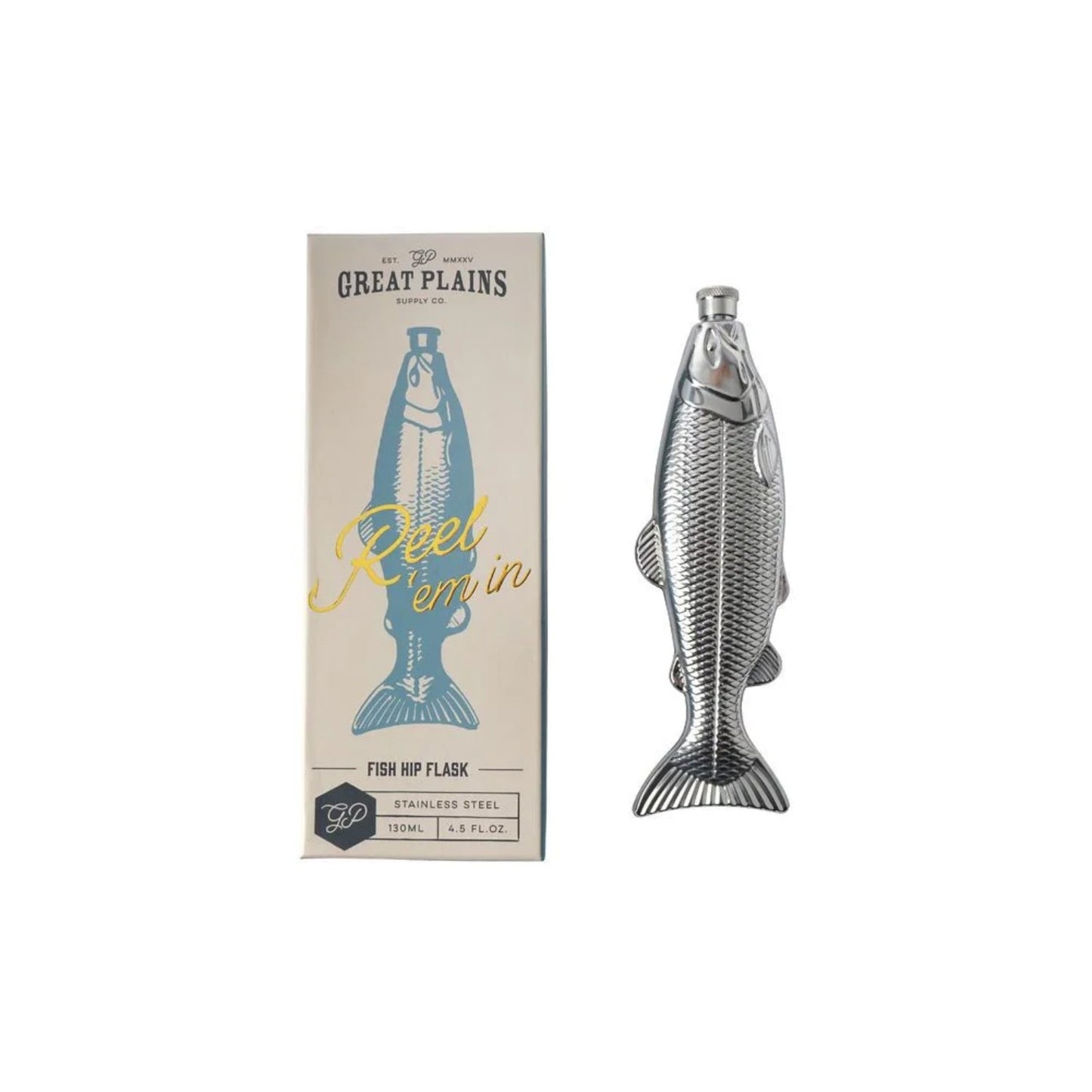 Fly Fishing Co Fish Hip Flask