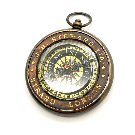 Brass Compass J H Steward