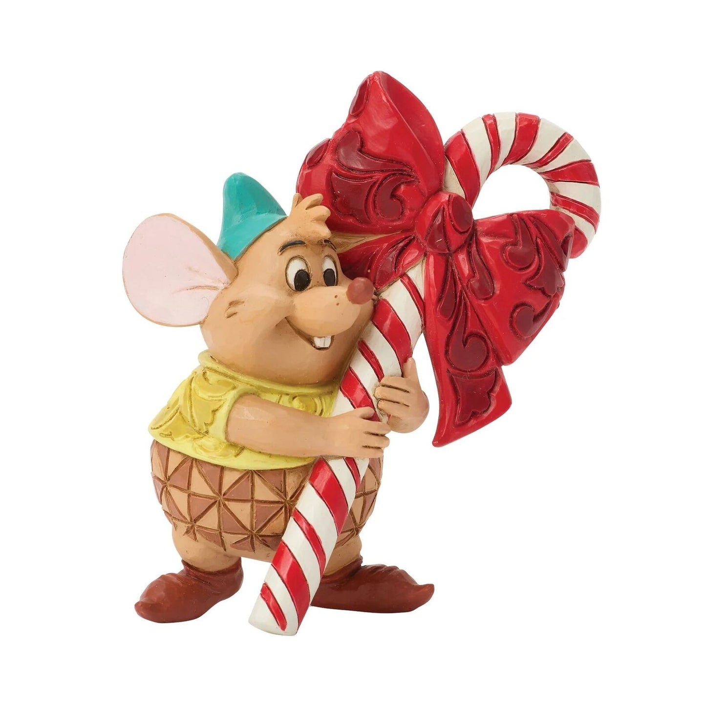 DISNEY TRADITIONS BY JIM SHORE CHRISTMAS GUS WITH CANDY CANE