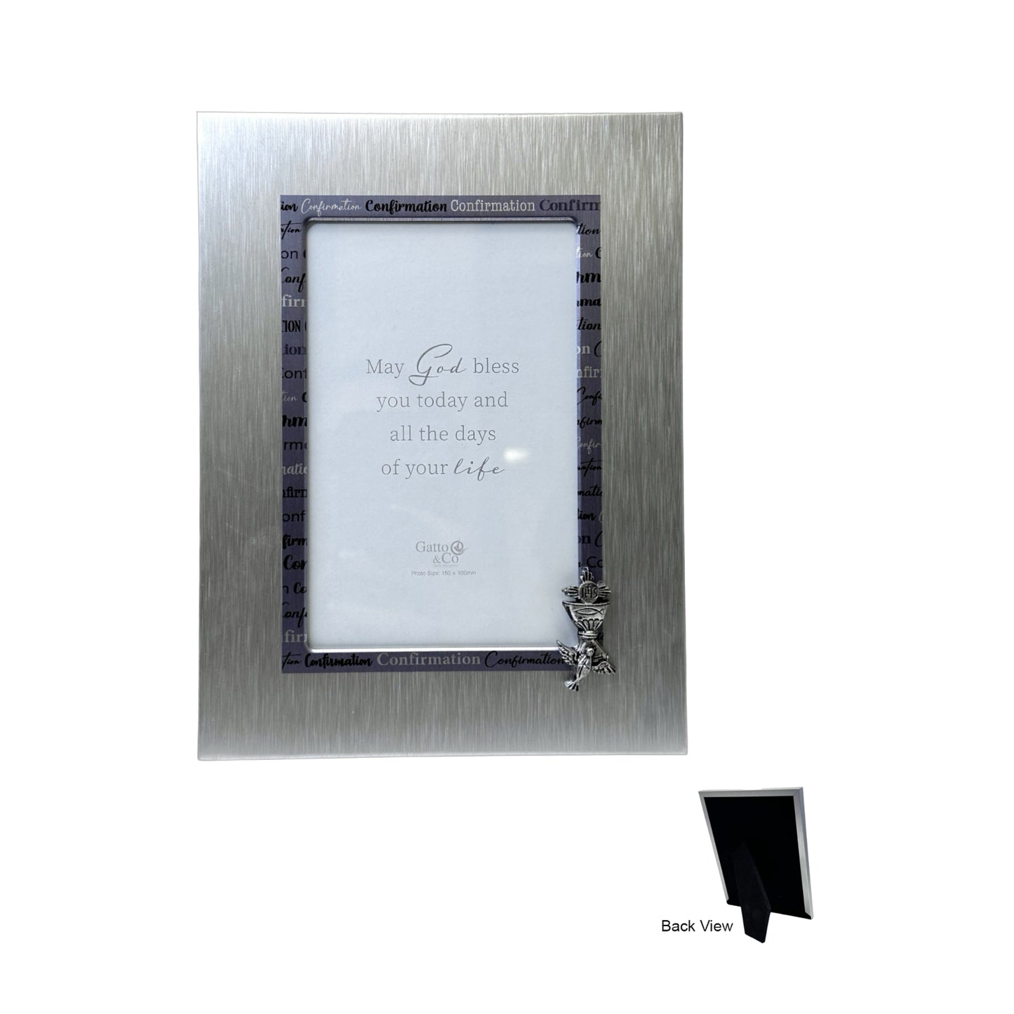 PHOTO FRAME MATTE SILVER CONFIRMATION 6X4