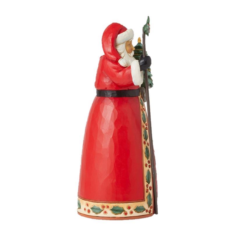 Heartwood Creek By Jim Shore Highland Glen Santa With Tree Cane Figurine