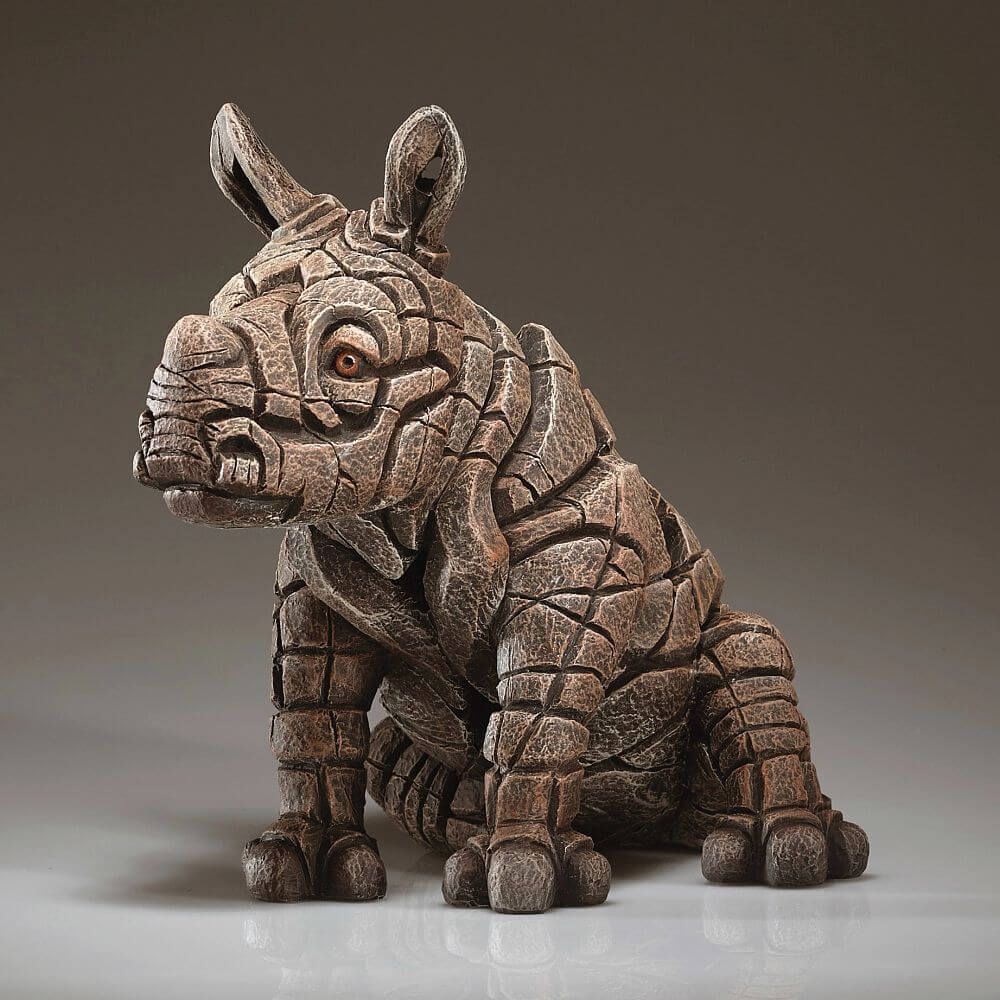 EDGE SCULPTURE RHINO CALF FIGURE