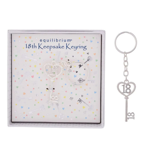 Equilibrium Birthday Keyring 18th