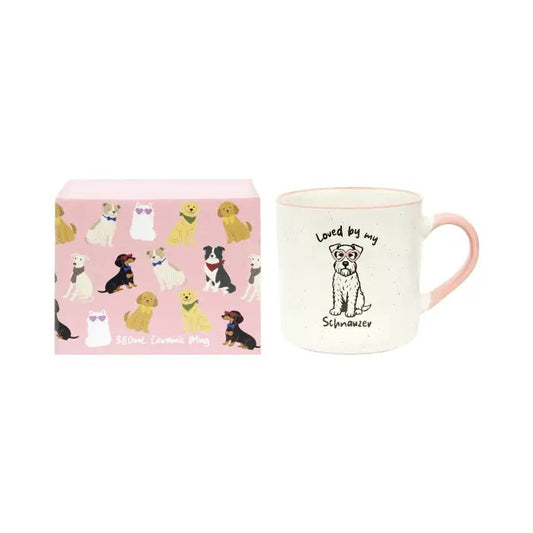 Dog Mug Loved By My Schnauzer