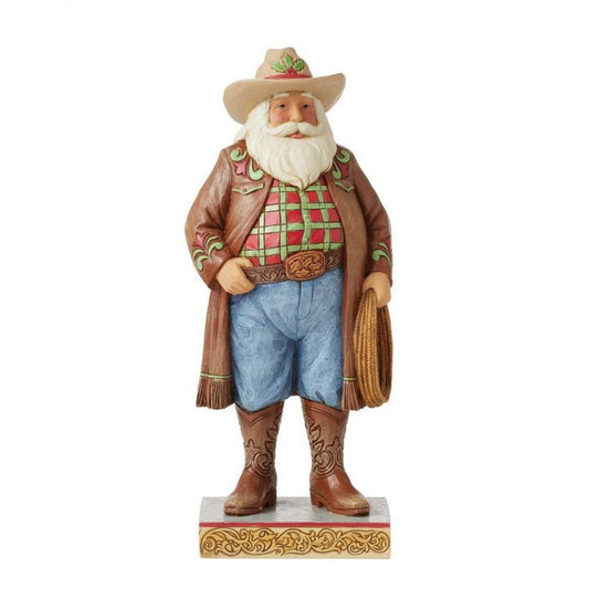 HEARTWOOD CREEK WESTERN SANTA 25CM