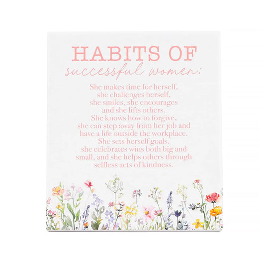 Ceramic Verse Plaque Cottage Grove Habits