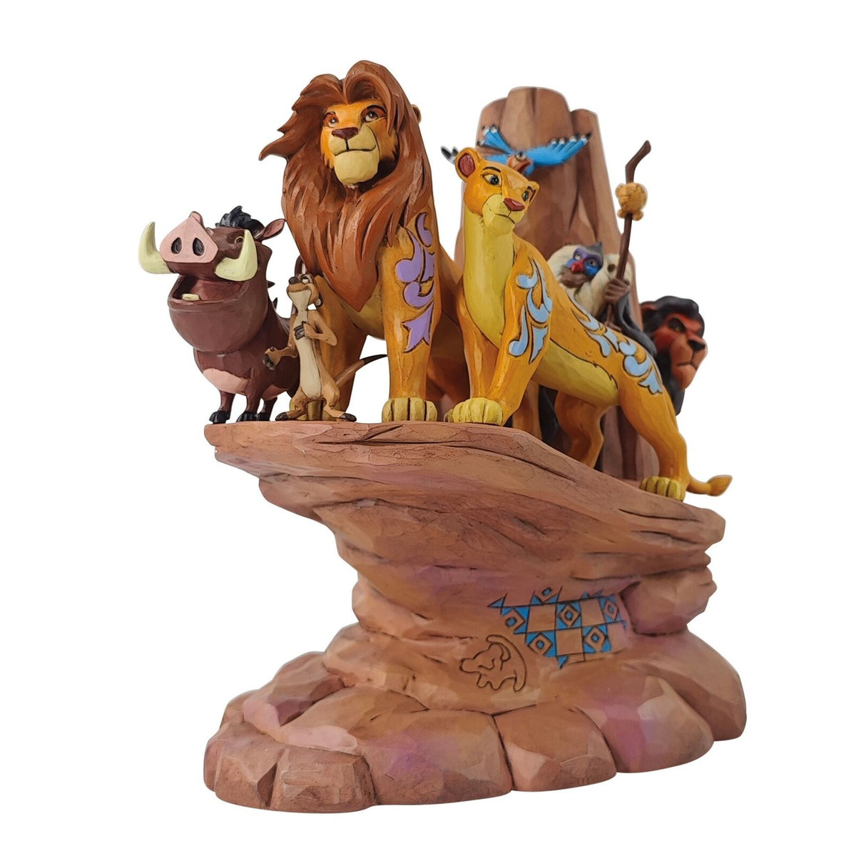 DISNEY TRADITIONS BY JIM SHORE CARVED IN STONE THE LION KING PRIDE ROCK