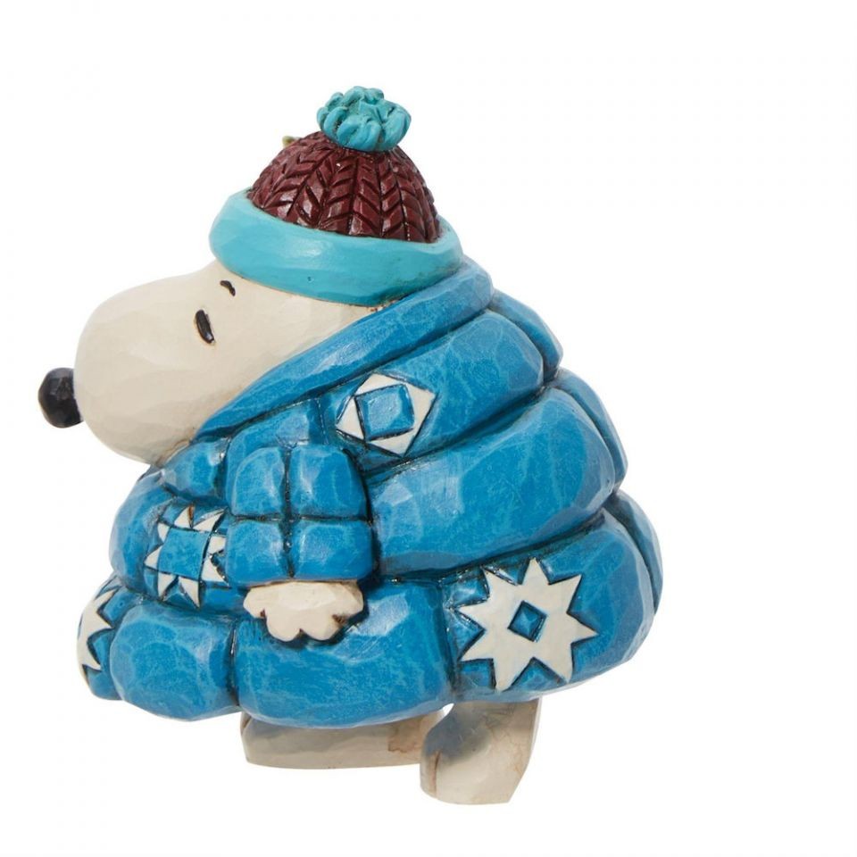 Peanuts By Jim Shore Mini Snoopy Wearing Puffer Jacket