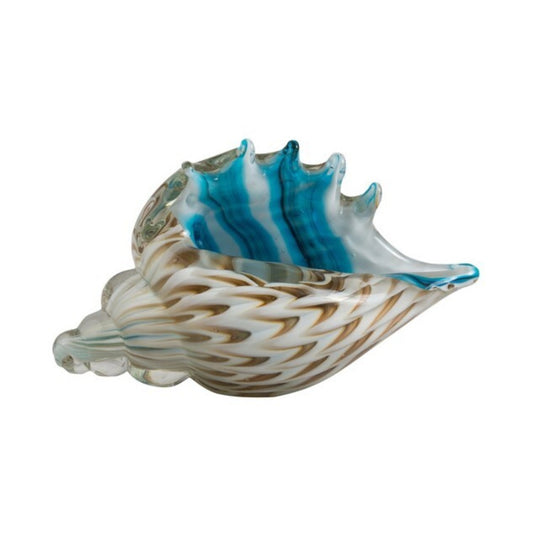 ZIBO ART GLASS CONCH SHELL