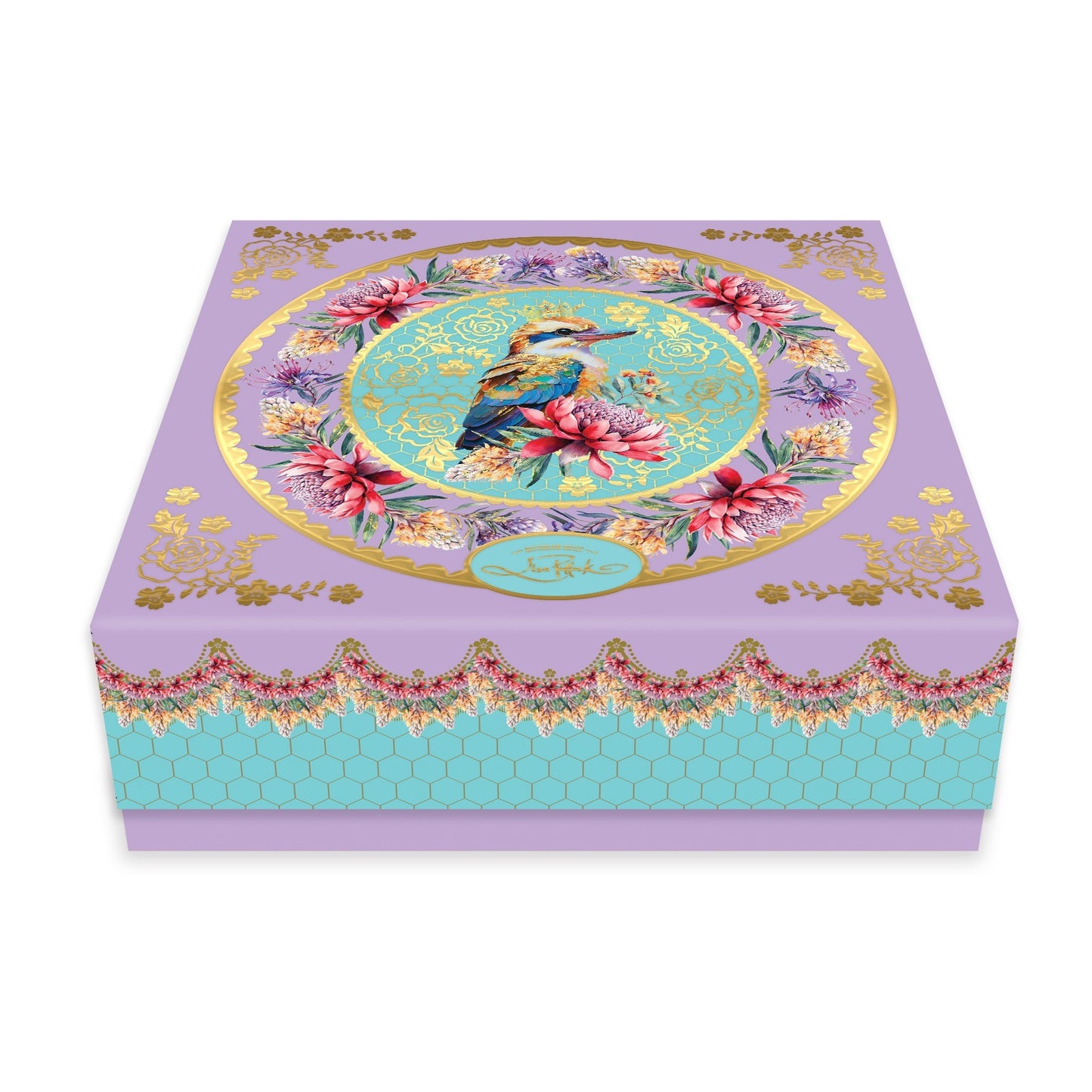 Lisa Pollock Ceramic Jar With Lid In Gift Box Vintage Kookas