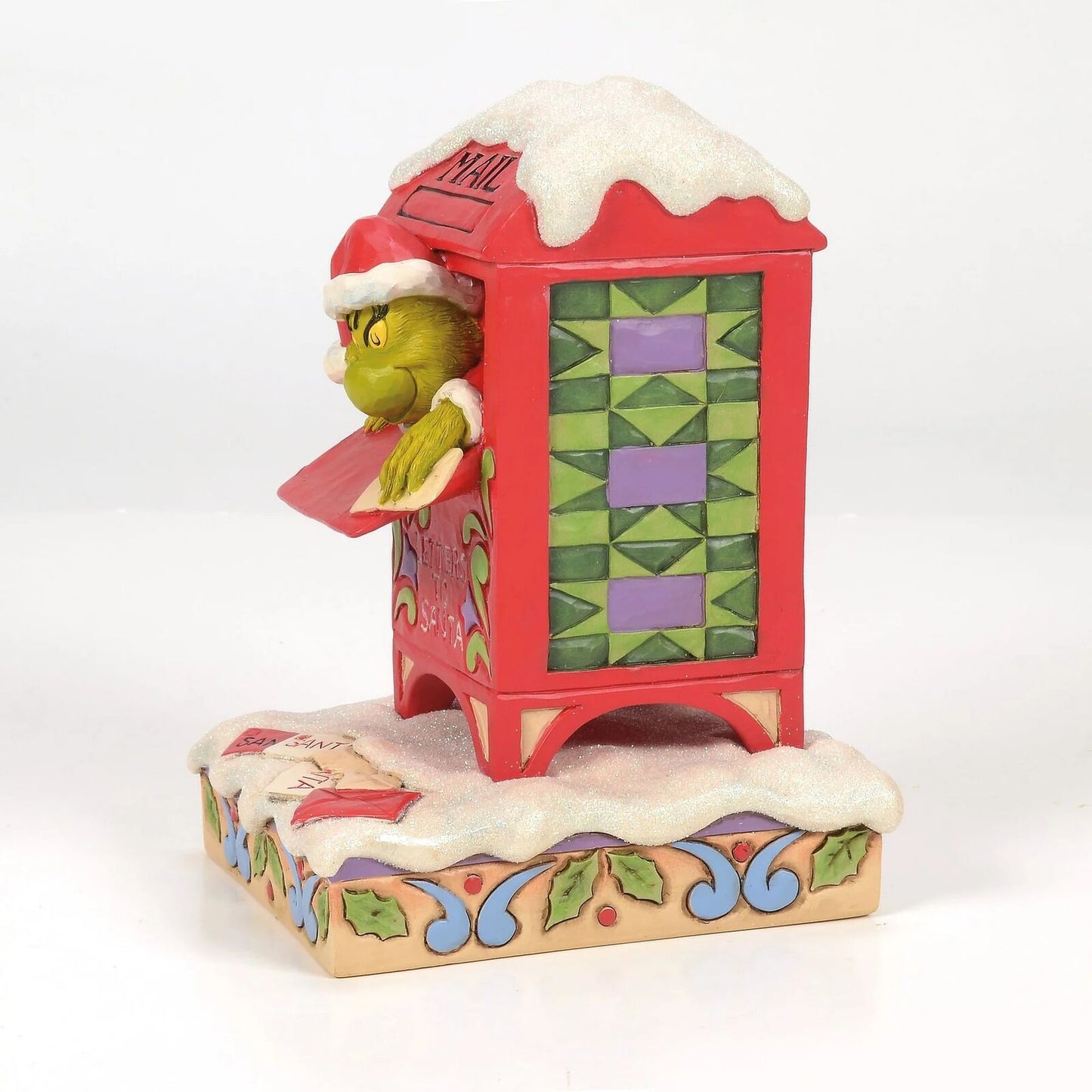 THE GRINCH BY JIM SHORE GRINCH IN MAILBOX 15CM