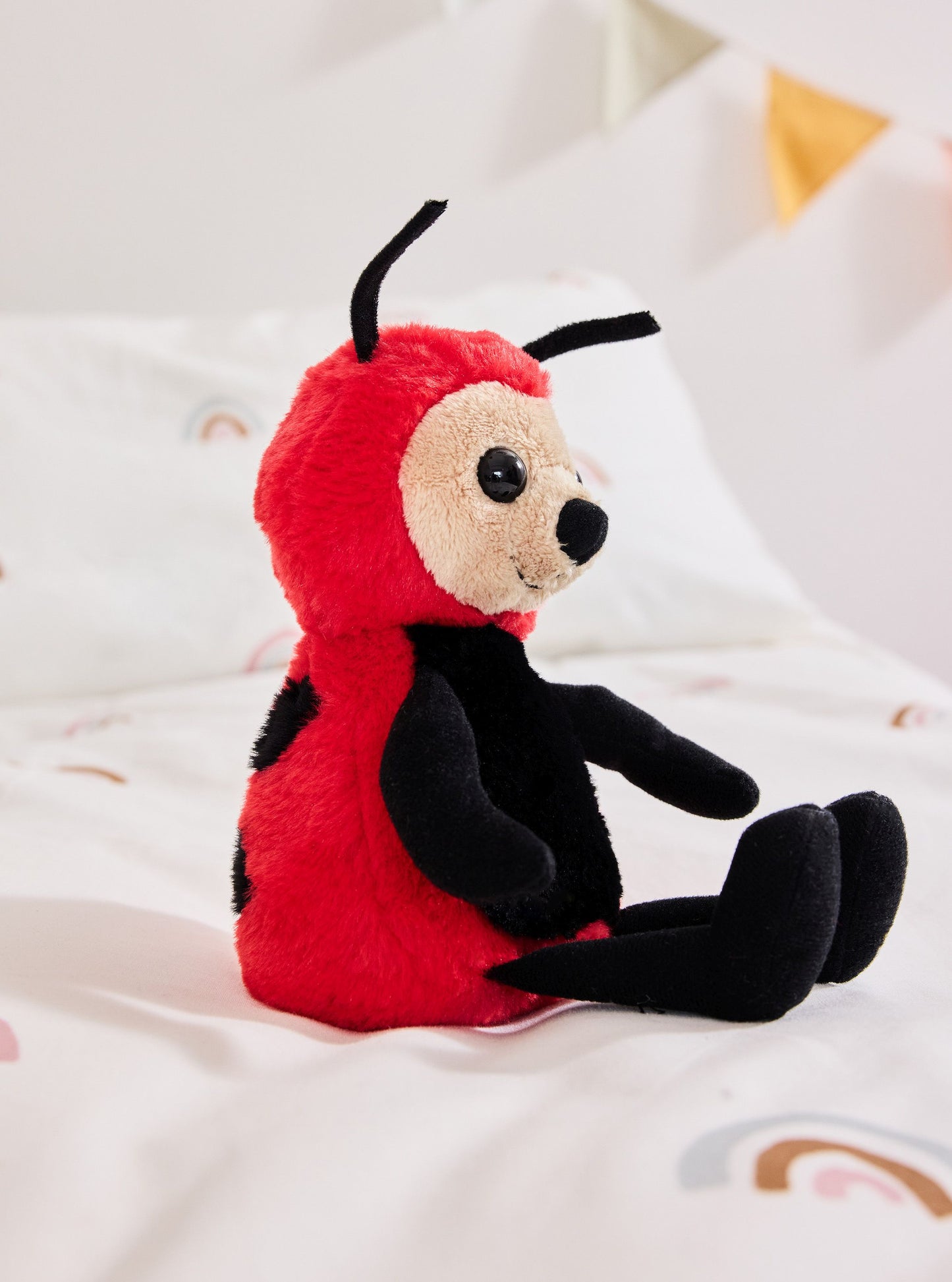 BEAR & ME BY CHARLIE BEARS LEAF LADYBIRD ROSE RED