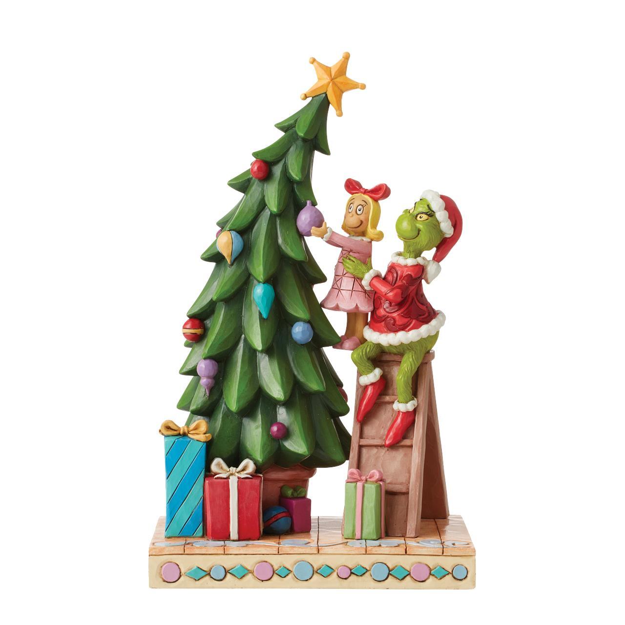 THE GRINCH BY JIM SHORE GRINCH & CINDY CHRISTMAS TREE 26CM