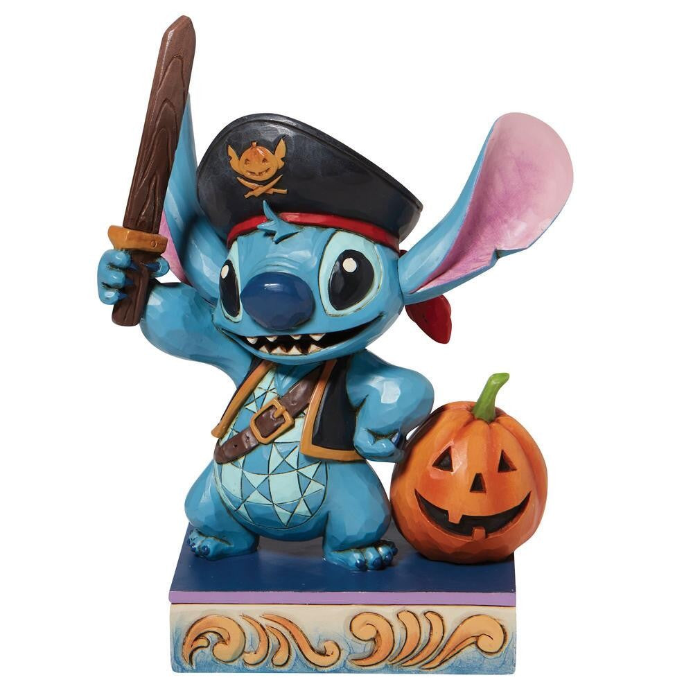 DISNEY TRADITIONS BY JIM SHORE STITCH AS PIRATE 16CM