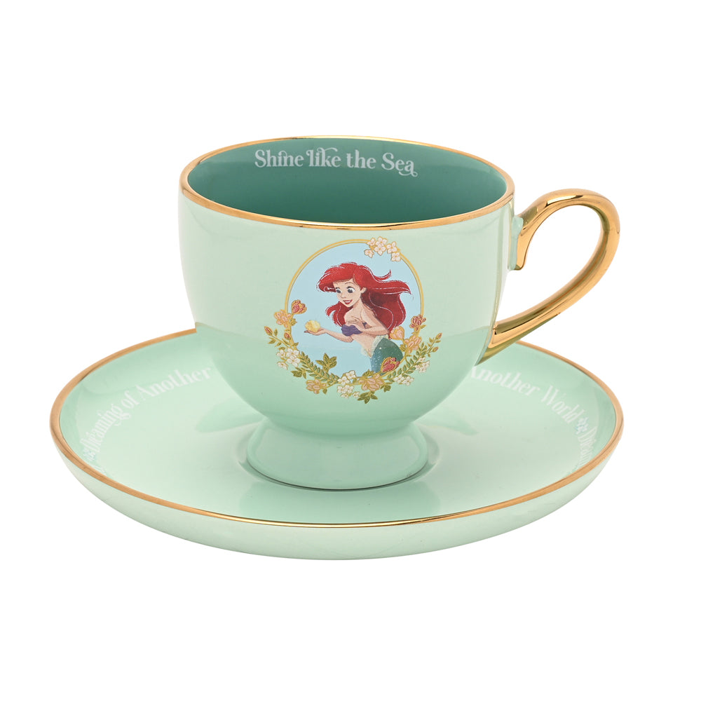 DISNEY PRINCESS TEA CUP & SAUCER SET ARIEL