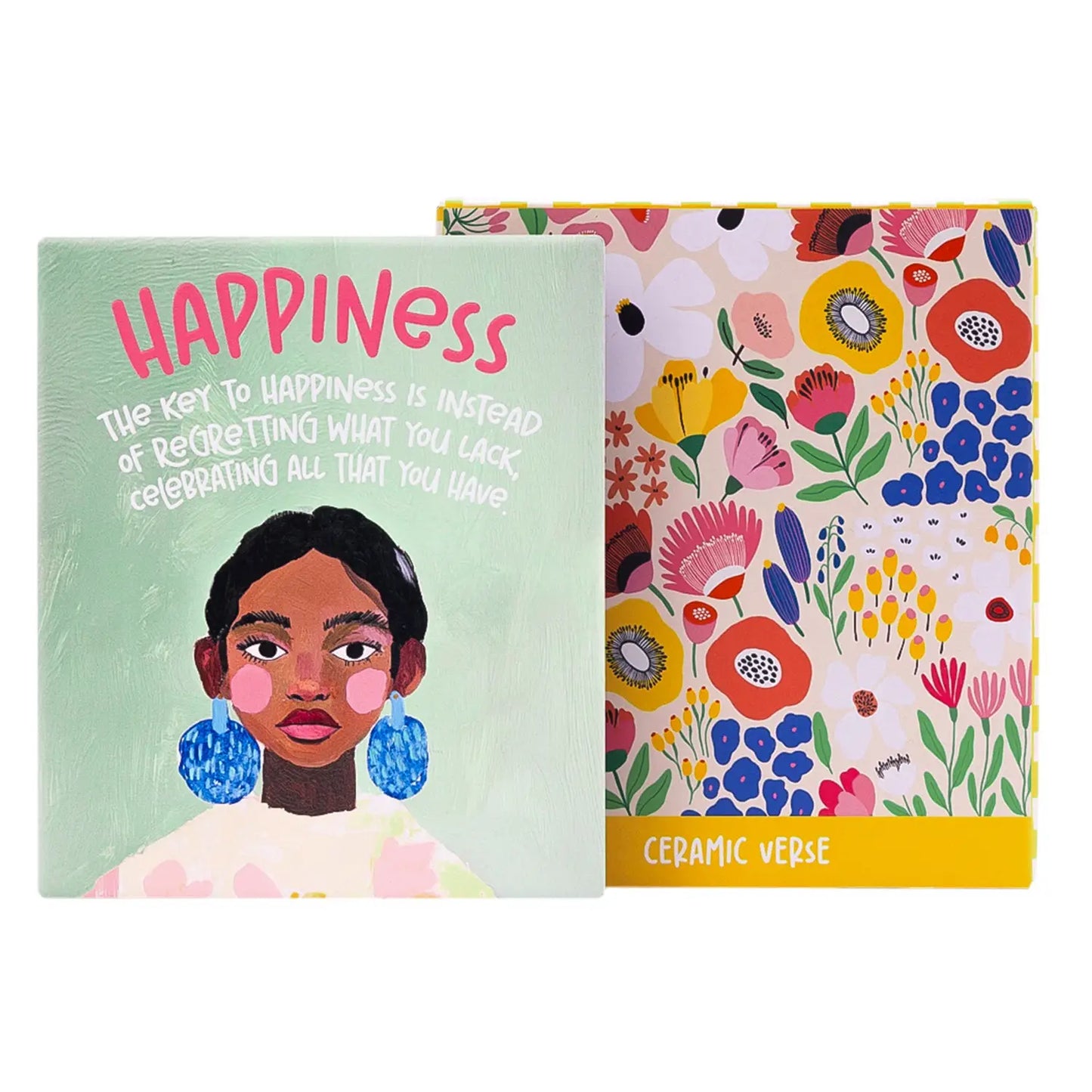 Ceramic Verse Plaque Billie Happiness