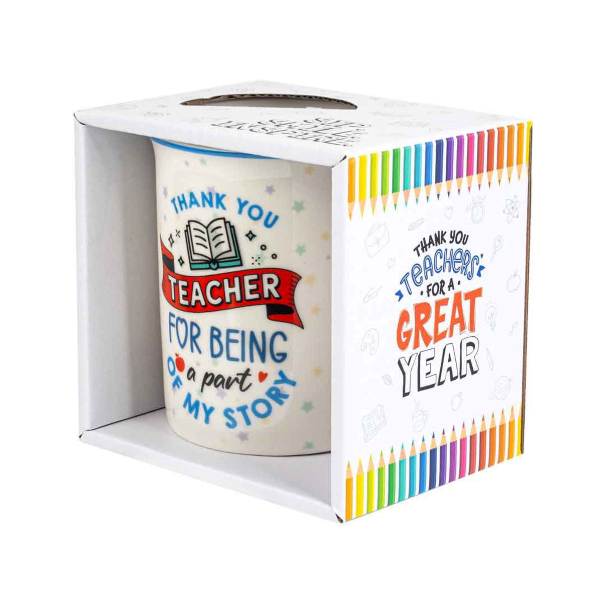 Teacher Mug “Thank You Teacher For Being A Part Of My Story”