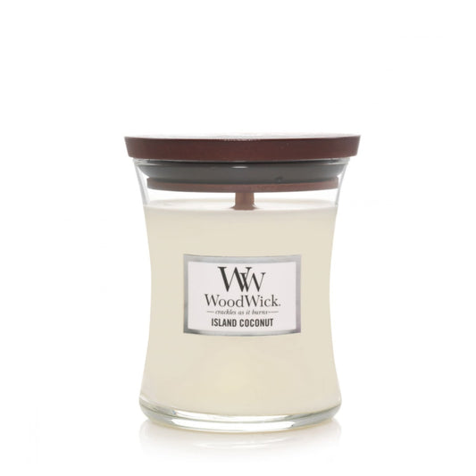 Woodwick Candle Island Coconut Medium