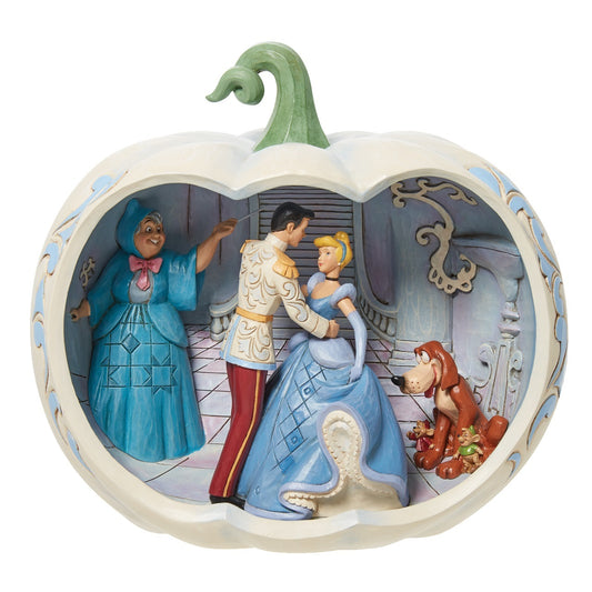 DISNEY TRADITIONS BY JIM SHORE CINDERELLA CARRIAGE SCENE
