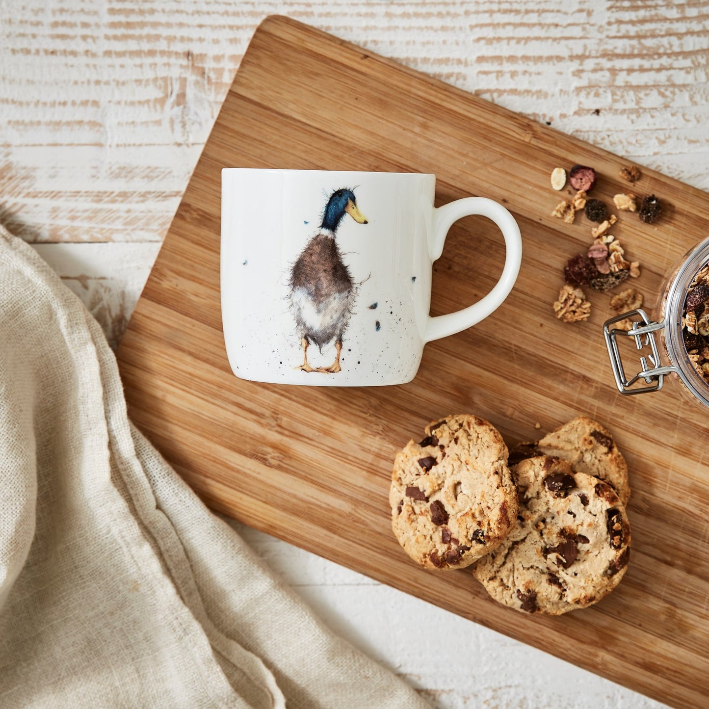ROYAL WORCESTER WRENDALE MUG DUCK