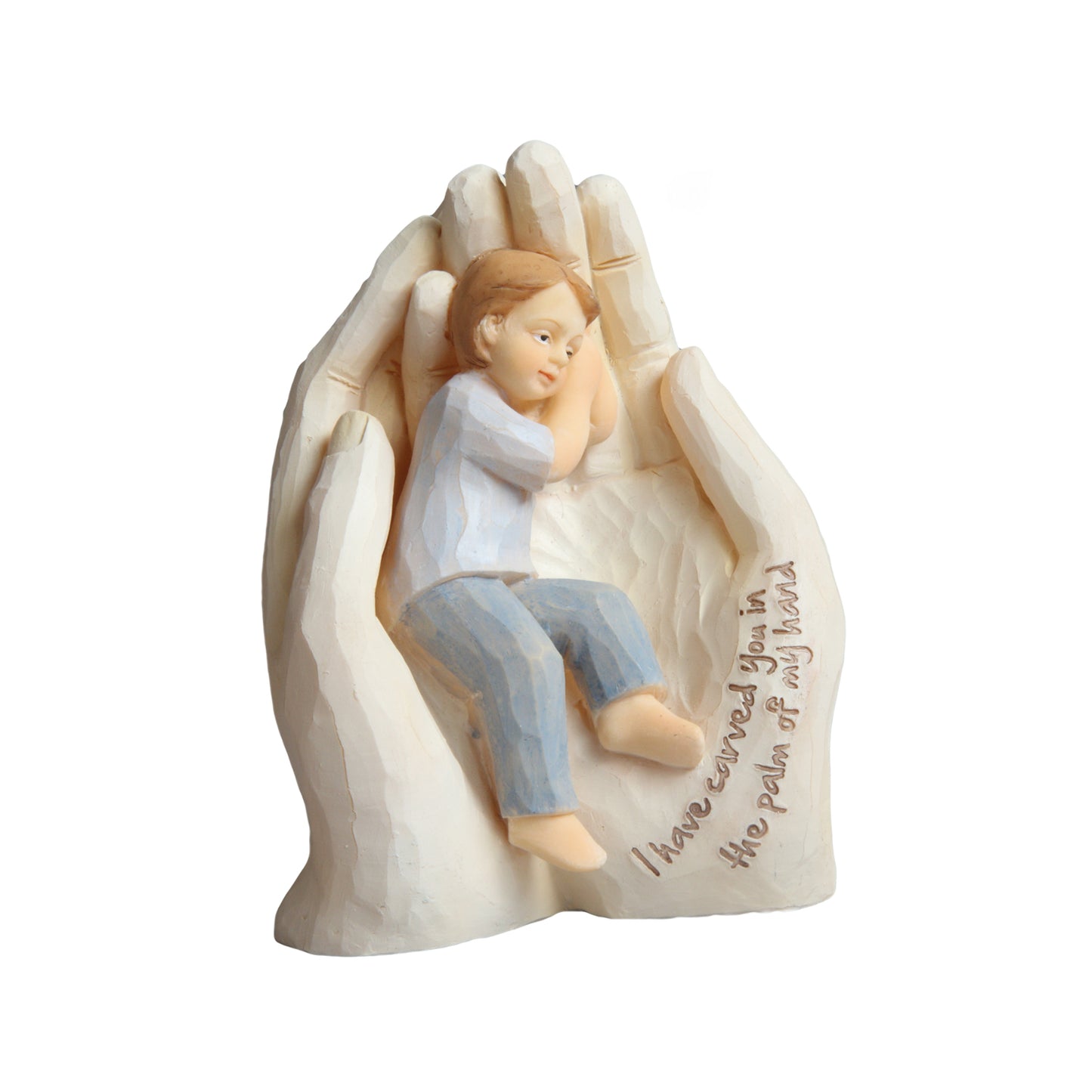 PALM IN MY HAND FIGURINE BOY