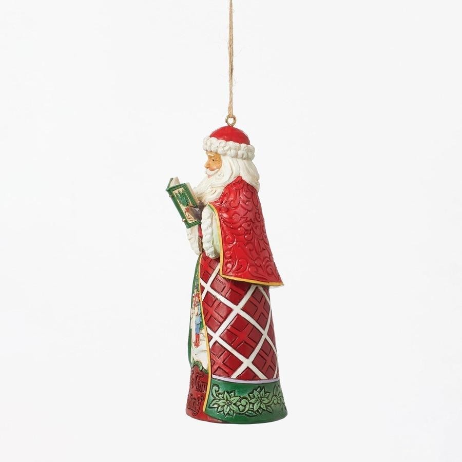 Heartwood Creek By Jim Shore Santa Song Hanging Ornament