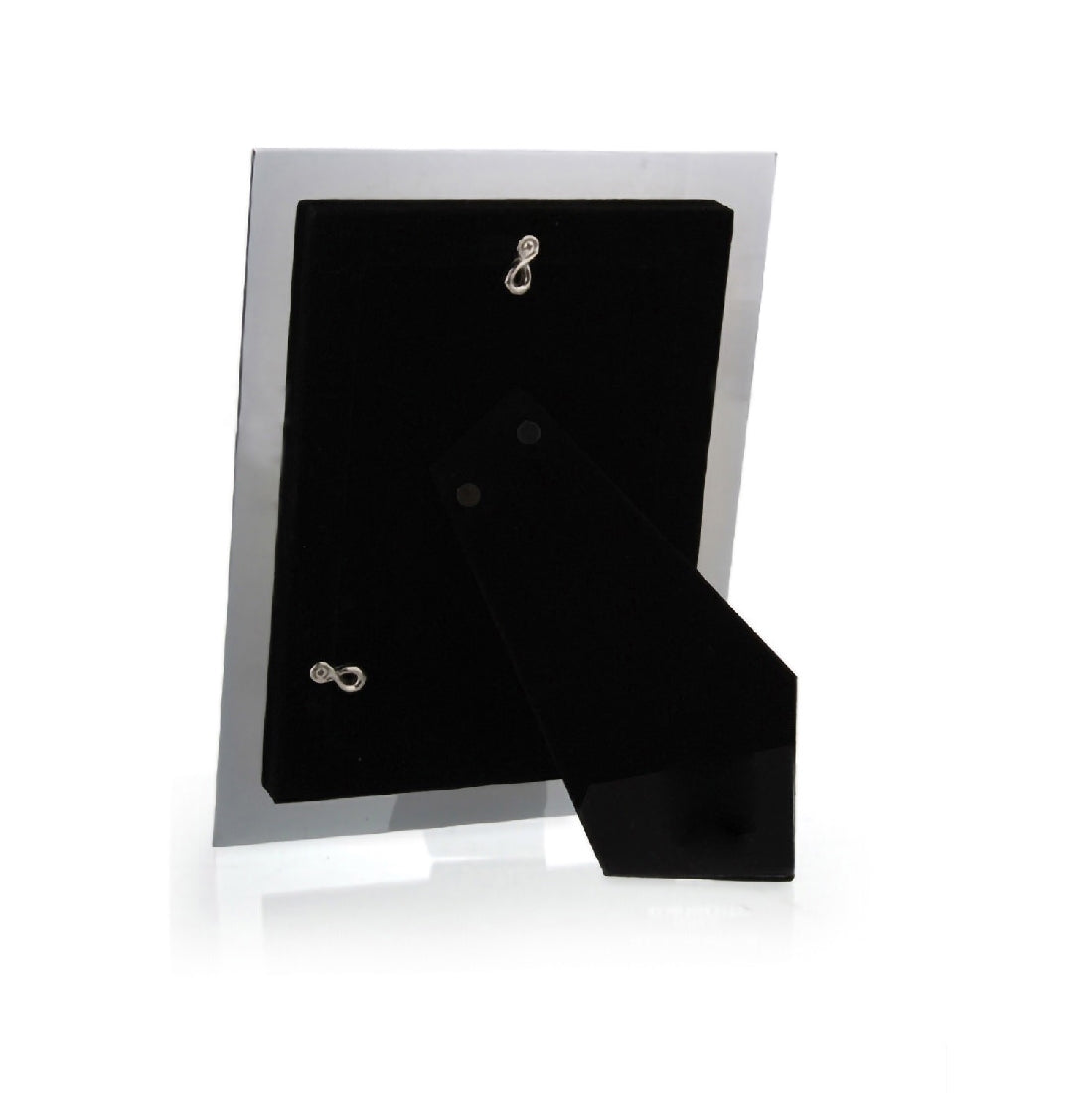 Whitehill Photo Frame Faux Silver Edge Black Matte Finish 15x10cm