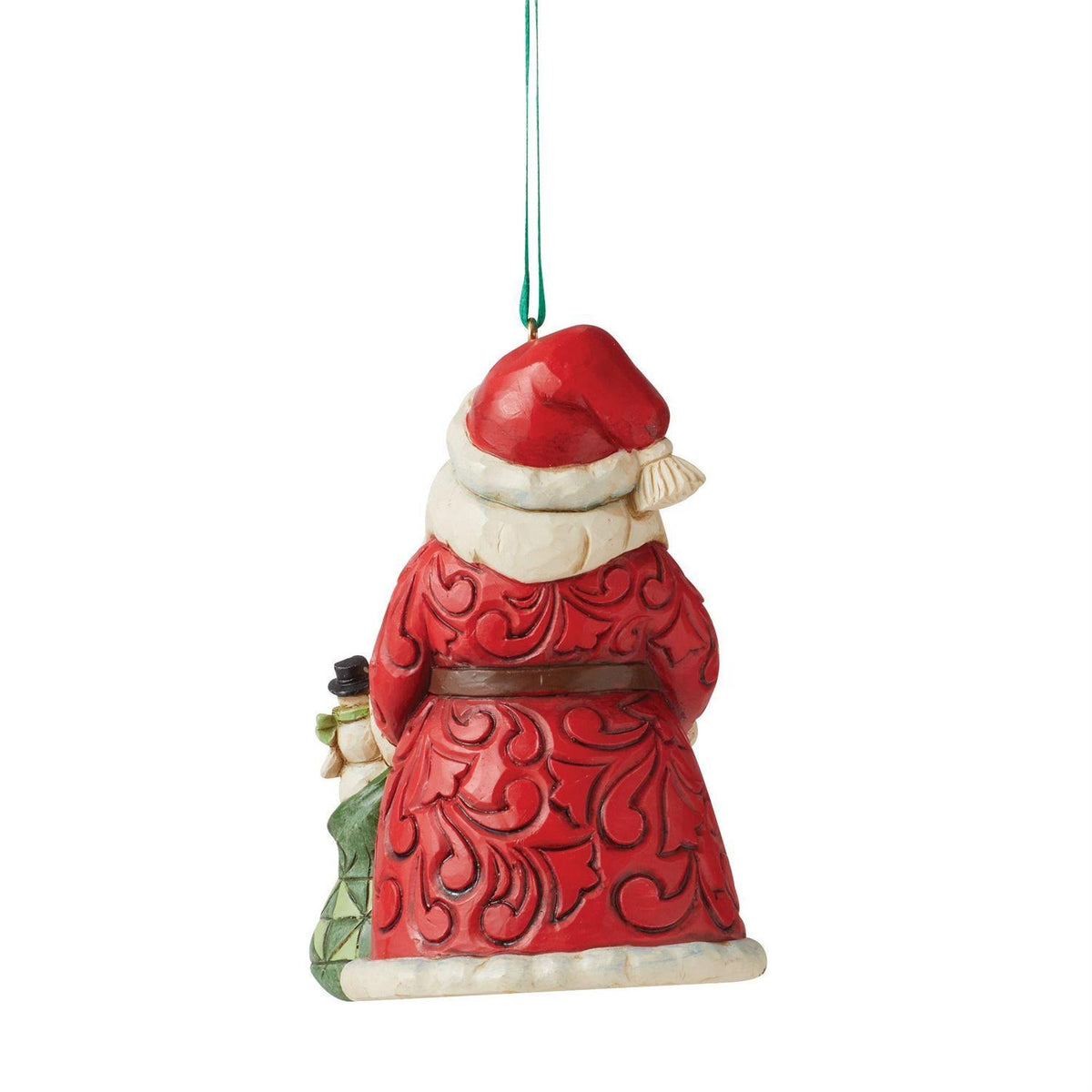 HEARTWOOD CREEK HANGING ORNAMENT SANTA WITH BAG TOYS