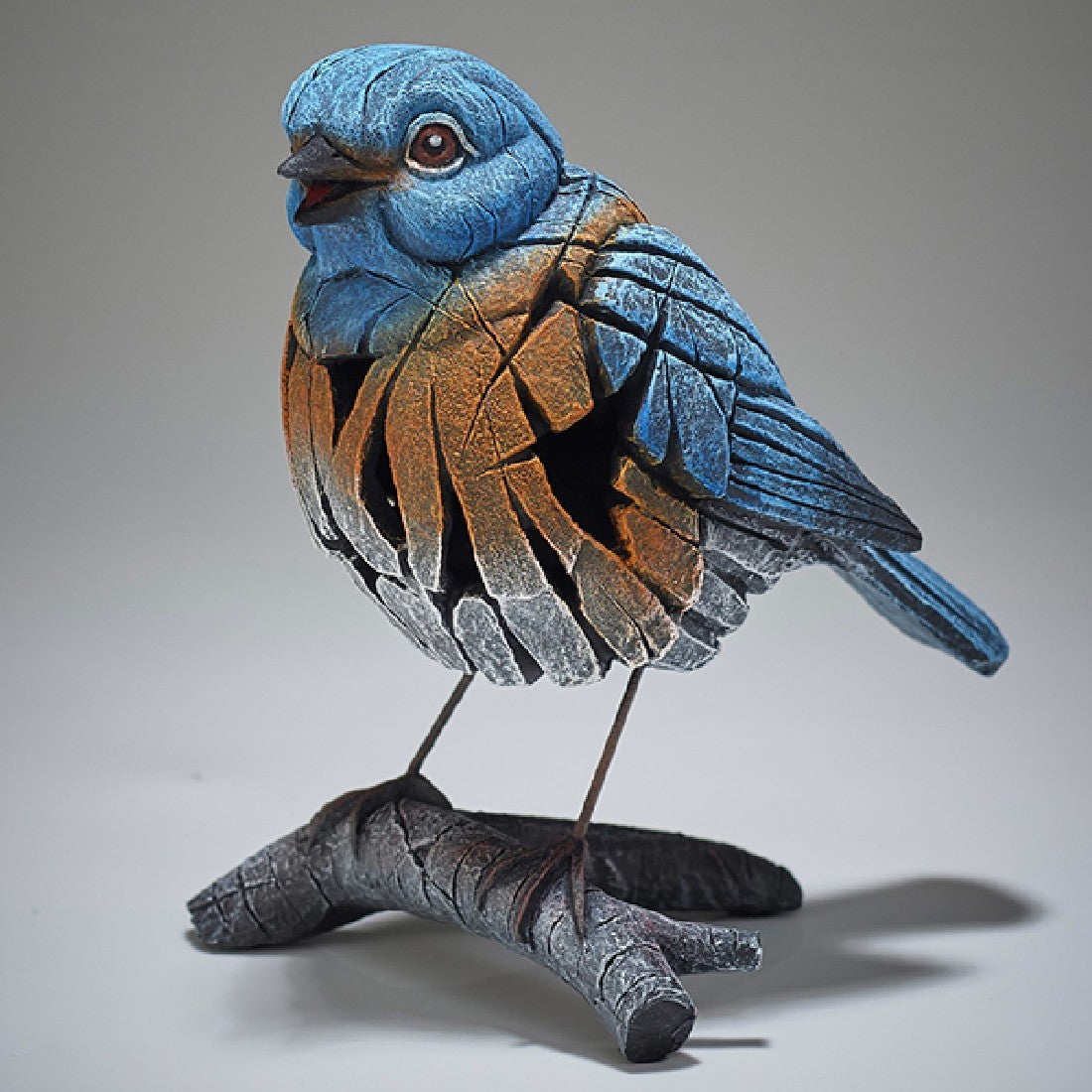 EDGE SCULPTURE MATT BUCKLEY DESIGNS WESTERN BLUEBIRD FIGURE 20CM